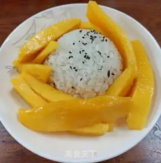 Make Coconut mango rice step 5