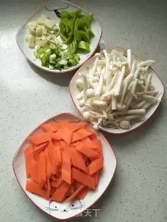 Make ♪ White jade peppers with carrots ♪ step 3