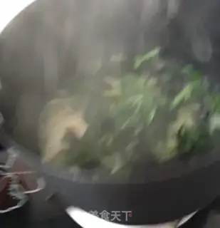 Make Wood spinach egg soup step 12
