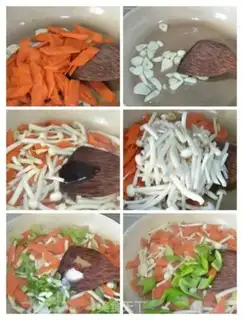 Make ♪ White jade peppers with carrots ♪ step 4