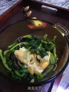 Make Wood spinach egg soup step 14