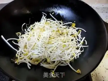 Make Clear the bean sprouts step 5