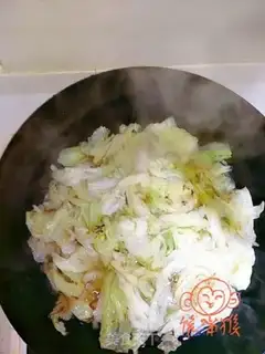 Make Egg fan cabbage step 5