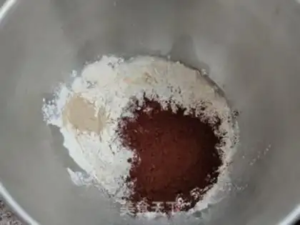 Make Big chocolate toast step 1