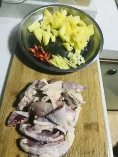 Make Pineapple chicken step 2