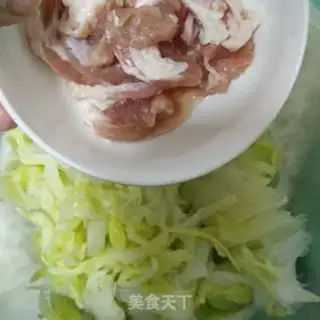 Make Five flowers and cabbage step 1