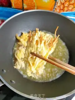 Make Pretzels, golden mushrooms step 7
