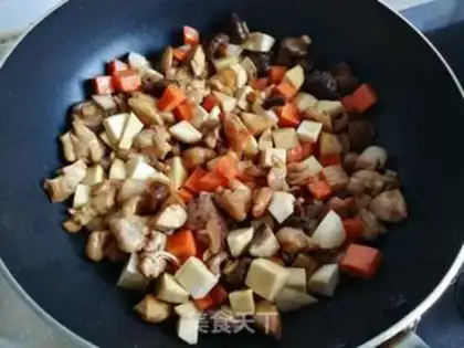 Make Chicken-legged rice step 6