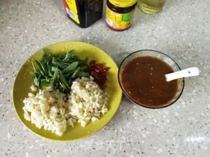 Make Seafood pan step 3