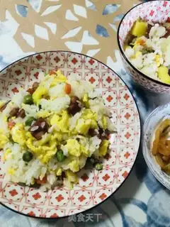 Make Pineapple ham and rice step 9