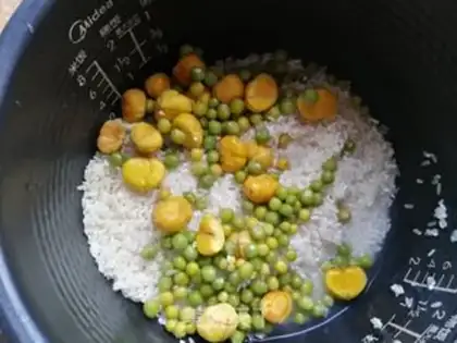 Make Chicken-legged rice step 7
