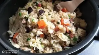 Make Chicken-legged rice step 9