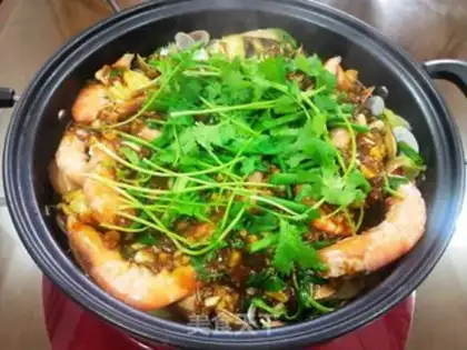 Make Seafood pan step 14