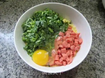 Make Ham intestinal pasta step 5