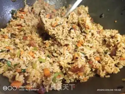 Make Sausage, celery, carrot, rice step 9