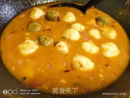 Make Spicy curry balls step 12