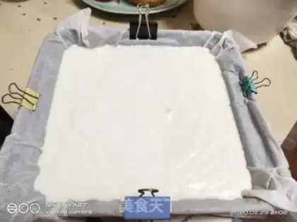 Make A salad with bean cake step 8