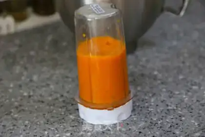 Make Pumpkin buns step 1