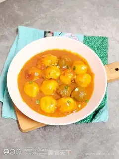 Make Spicy curry balls step 14