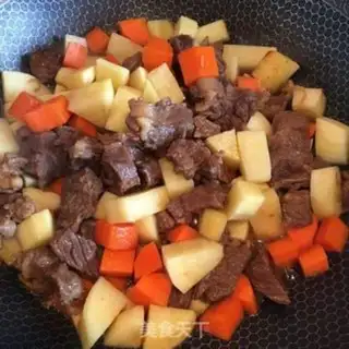 Make Coffee, beef, potatoes step 5