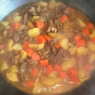 Make Coffee, beef, potatoes step 7