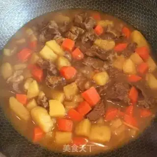 Make Coffee, beef, potatoes step 8