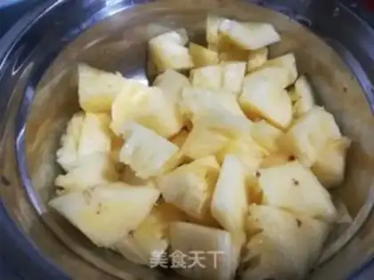 Make Pineapple crotch step 0