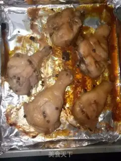 Make A chicken leg with peppers step 6
