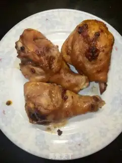 Make A chicken leg with peppers step 7