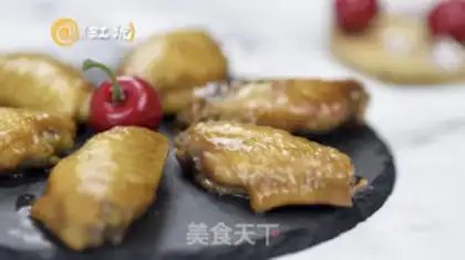 Make Honey-cooked chicken wings step 7