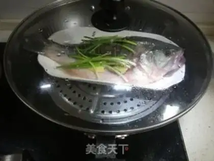 Make Fresh steamed bass step 5