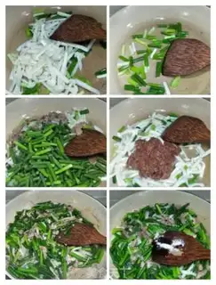 Make Grits and garlic step 4