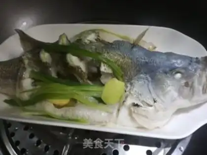 Make Fresh steamed bass step 6