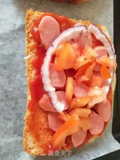 Make Bread pizza step 3