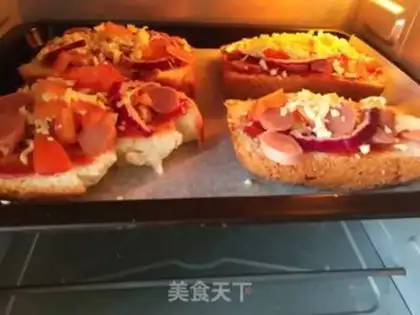 Make Bread pizza step 5