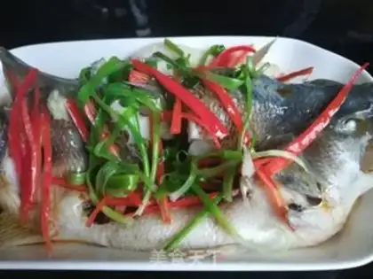 Make Fresh steamed bass step 10