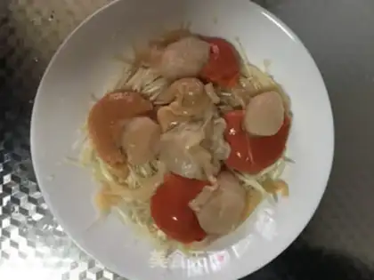 Make Garlic gills and mushrooms step 3