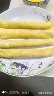 Make Spring rolls step 4