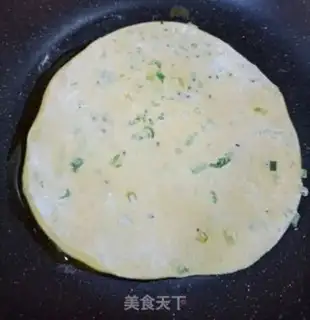 Make Onion black sesame cake step 5