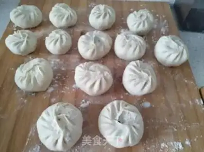 Make Sesame leaf buns step 6