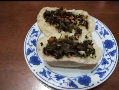 Make Sesame leaf buns step 7