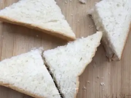 Make Honey-coated toast step 1