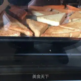 Make Honey-coated toast step 6
