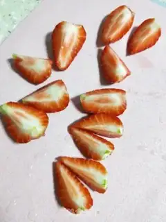 Make Strawberry rolls step 17
