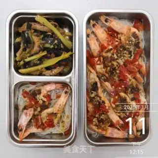 Make Garlic fan shrimp step 0