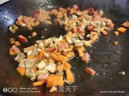 Make Red sausage, rice step 2