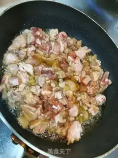 Make Little spicy dry chicken step 5
