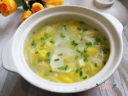 Make The doll dish fan soup step 9