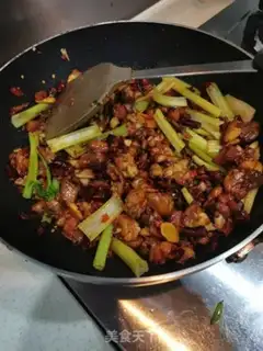 Make Little spicy dry chicken step 7