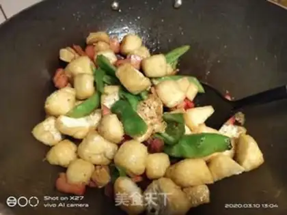 Make Cream peppers, tofu step 3